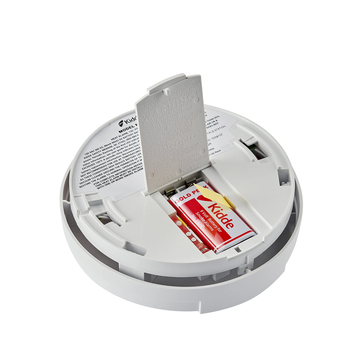 Heat Detector by Kidde – No Size, Plastic, White, Model HD135F