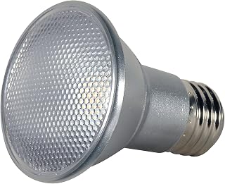 Satco S9406 Par20 LED 3000K 40 Feet Beam Spread Medium Base Light Bulb, 7W
