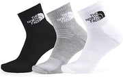 The North Face Multisport Cush Quarter Sock | 3-pack, Breathable Athletic Socks for Men & Women, Light Cushion & Ribbed Cuff