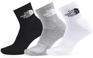 The North Face Multisport Cush Quarter Sock | 3-pack, Breathable Athletic Socks for Men & Women, Light Cushion & Ribbed Cuff