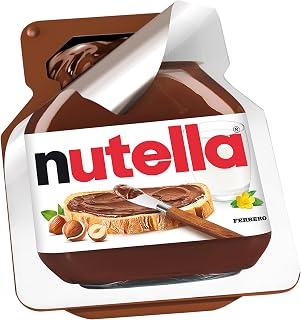 Nutella Hazelnut Spread Single Serve Mini Cups, 120 Packs, Baking Supplies, Great For Restaurants And Bakeries, 62.4 Oz Total