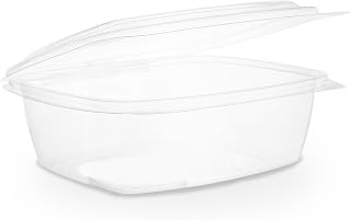 Vegware 32oz PLA Hinged Lid Deli Container - 200/Case