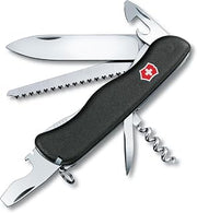 Victorinox Forester Swiss Army Knife, 12 Function Pocket Knife,Black