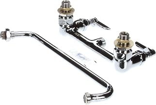 Wall Mount Double Pantry Faucet with 8" Centers by T&S Brass – Brass, Model B-0231-CC