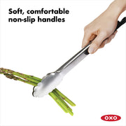 OXO Salad Spinner Glass + Locking Tongs / Stainless Steel / 1 Spinners