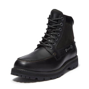 Men's Britton Road MID LACE UP BOOT by Timberland – 8.5, Leather, Black Full Grain
