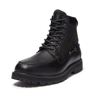 Men's Britton Road MID LACE UP BOOT by Timberland – 8.5, Leather, Black Full Grain