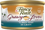 Fancy Feast Purina Gravy Lovers Turkey Feast Wet Cat Food (24) 3oz Cans