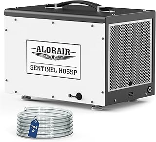 ALORAIR 120 PPD Dehumidifier with Pump for Crawl Space and Basement | Automatic Defrost, Memory Start, Up to 1,300 Sq. Ft., with Drain Hose, cETL Listed, for Commercial Use