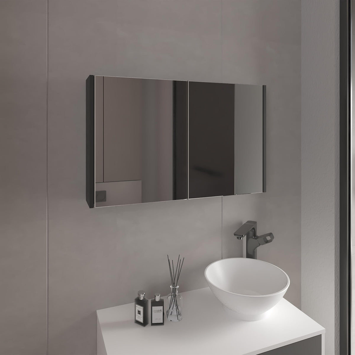 Tuhome Black Wenge / unspecified / Modern Medicine Cabinets