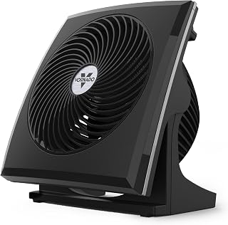 Vornado 573T Small Room Air Circulator Fan with Pivoting Head, Easy Clean Removable Grille, 3 Speed Settings, Black
