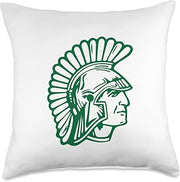 Valley Stream North Spartans Throw Pillow