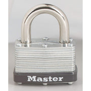 Warded Padlock by Master Lock – Alloy Steel, Black, Model 500D