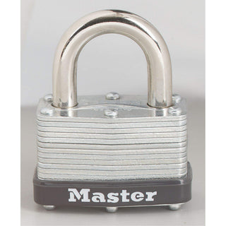 Warded Padlock by Master Lock – Alloy Steel, Black, Model 500D
