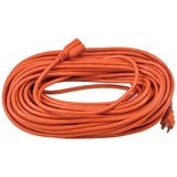 100 Ft. Outdoor Extension Cord by Global Industrial – 100 ft, copper, Orange, Model FL-101-16AWG-100FT
