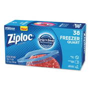 Freezer Bag by Ziploc – Quart, 40-Count, 1.0 quarts, Plastic, Clear, Pack of 9