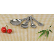 Stainless Steel Measuring Spoon Set by Thunder Group – 1 - Pack, Stainless Steel, Silver, Model SLMC2415