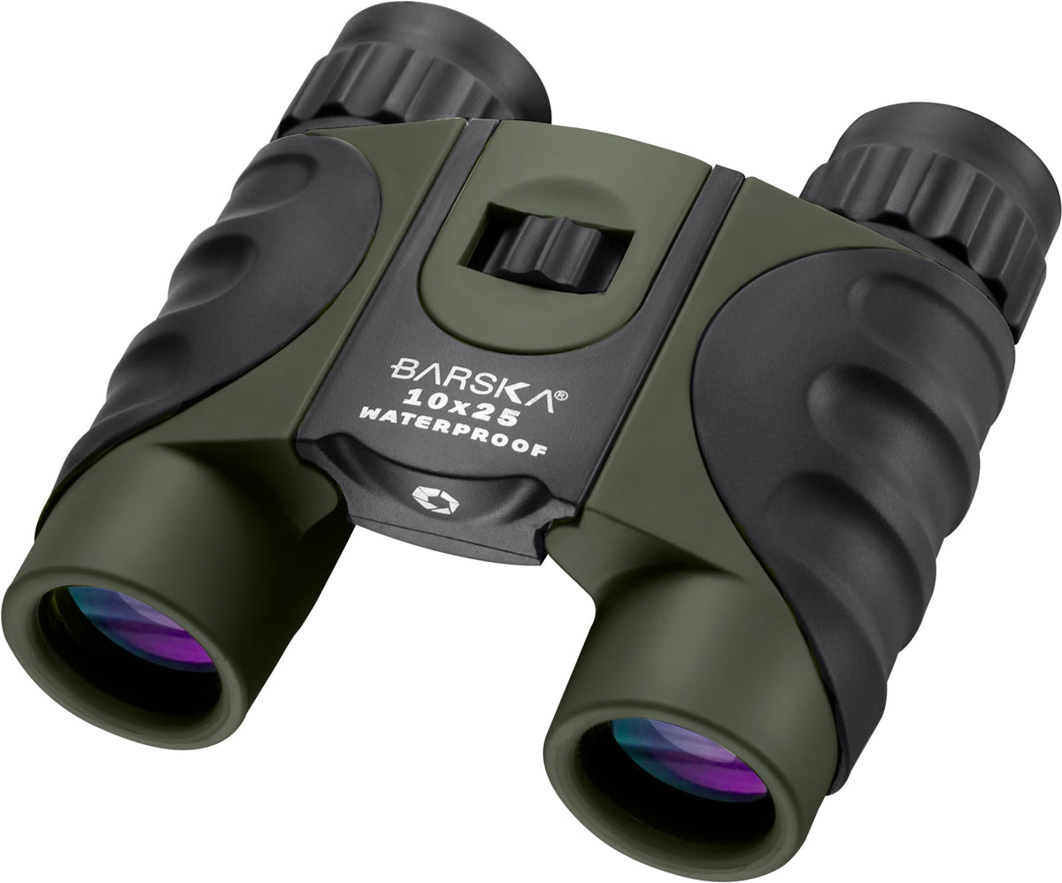 Barska 10x25mm / 10x25 / Green Binoculars