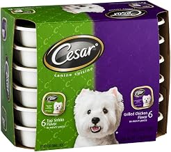 Mars Cesar Canine Cuisine Top Sirloin and Grilled Chicken Food for Small Dogs, 3.06 Pound - 2 per case.
