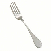8 1/2" Venice Stainless Steel Dinner Fork (Set of 12) by Winco – 8.5", Stainless Steel, Silver, Pack of 12, Model 0037-05