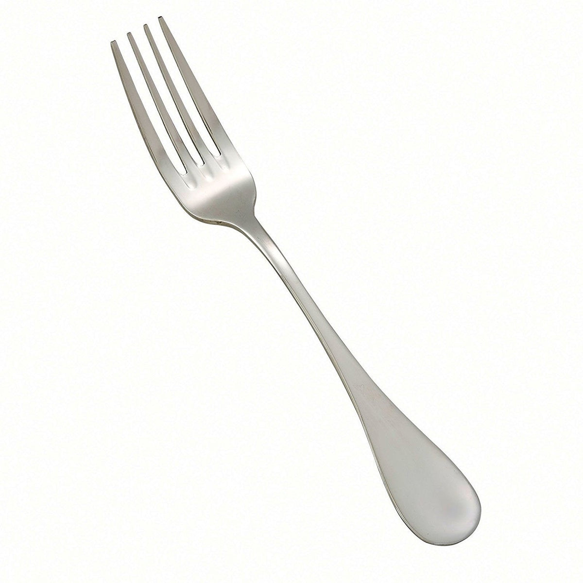 8 1/2" Venice Stainless Steel Dinner Fork (Set of 12) by Winco – 8.5", Stainless Steel, Silver, Pack of 12, Model 0037-05