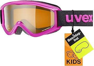 Uvex speedy pro - ski & snowboard goggles - contrast enhancing, anti-fog & UV protection - one size - pink matte/lasergold