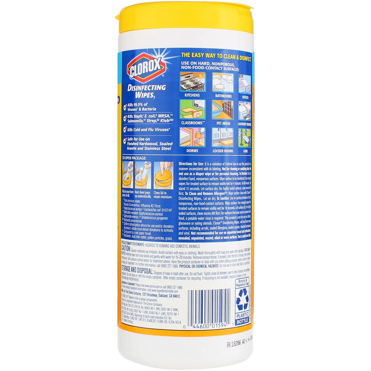 WIPE LEMON 35CT by Clorox – 35 Count (Pack of 6), Pack of 6, Model 0044600015941