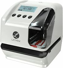 Lathem Time LT5000 LT5000 Electronic Time and Date Stamp, Electronic, Cool Gray