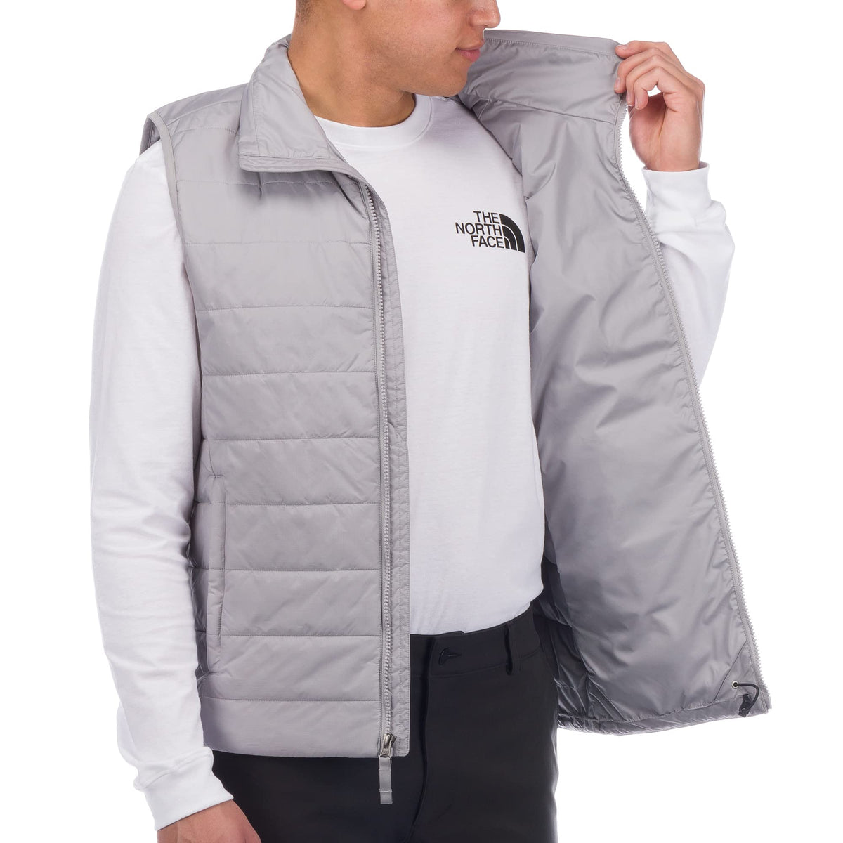 Flare Mens Vest Meld Grey XL by The North Face – X-Large, Polyester, Meld Grey, Model NF0A7UX2A91