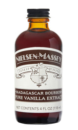 Madagascar Bourbon Pure Vanilla Extract for Baking and Cooking by Nielsen-Massey – 4 Fl Oz (Pack of 1), Brown, Model KTS-1999