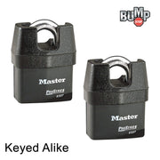 Pro Series Padlock - (2) High Security Locks w/BumpStop Technology by Master Lock – 2 Pack, Alloy Steel, Pack of 2, Model 6327NKA-2