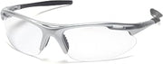 Pyramex Safety Avante Eyewear, Silver Frame, Clear Lens