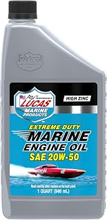 Lucas Oil Marine SAE 20W-50 Engine Oil, 1 Quart (Pack of 1)