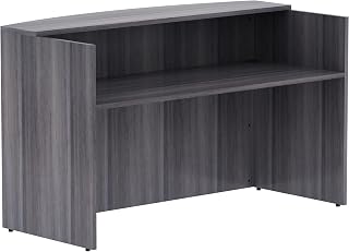 Lorell Weathered Charcoal Laminate Desking - 72" x 36" x 42.5"