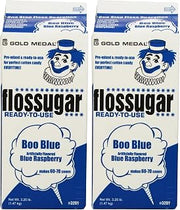 Gold Medal Flossugar-3.25Lbs./52oz.,BOO-BLUE,Blue Raspberry (Pack of 2)