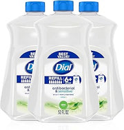 Dial Antibacterial Defense Liquid Hand Soap + Aloe, Aloe Scent, 52 Fl Oz Hand Soap Refill (Pack of 3), Dermatologist-Tested, Gentle Formula
