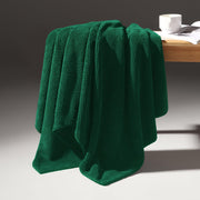 Redkiss Microfiber Towel Set, 6 Piece with Bath Hand and Washcloth, Dark Green