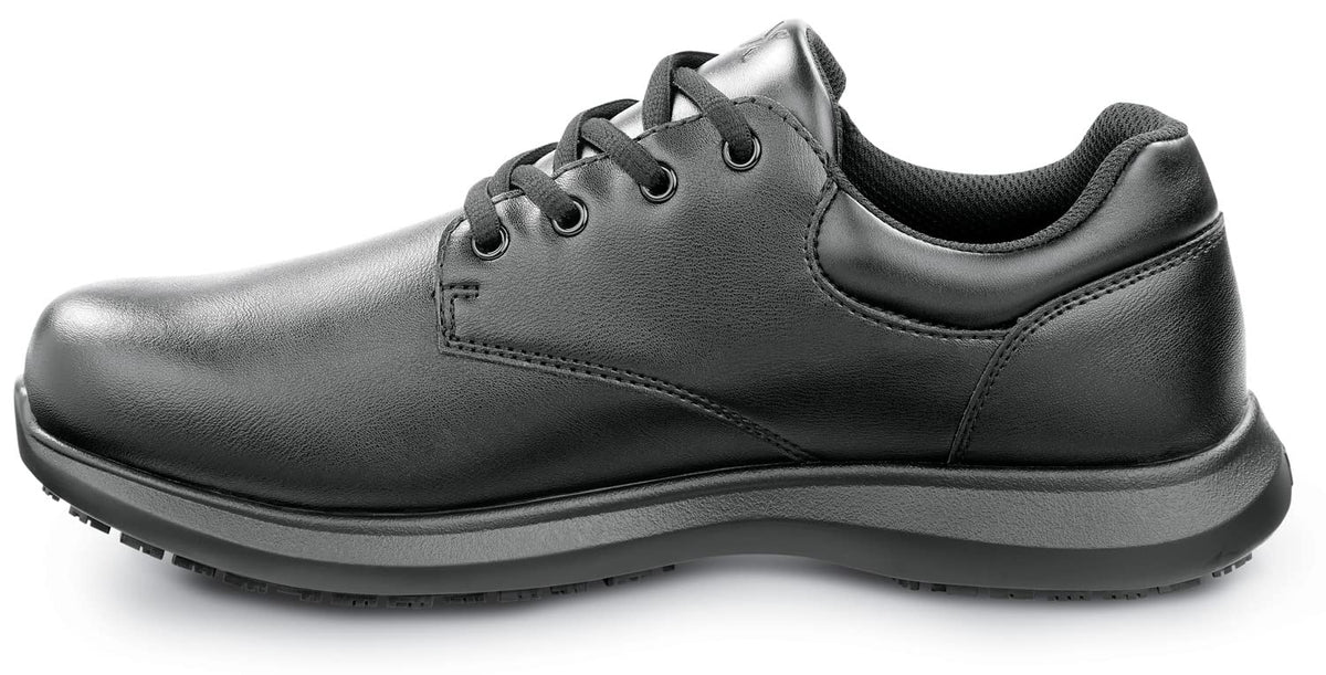 Mens Black MaxTrax Soft Toe SRO Oxford 11.5 EW by SR Max – 11.5 X-Wide, Mesh, Black, Model Ayden