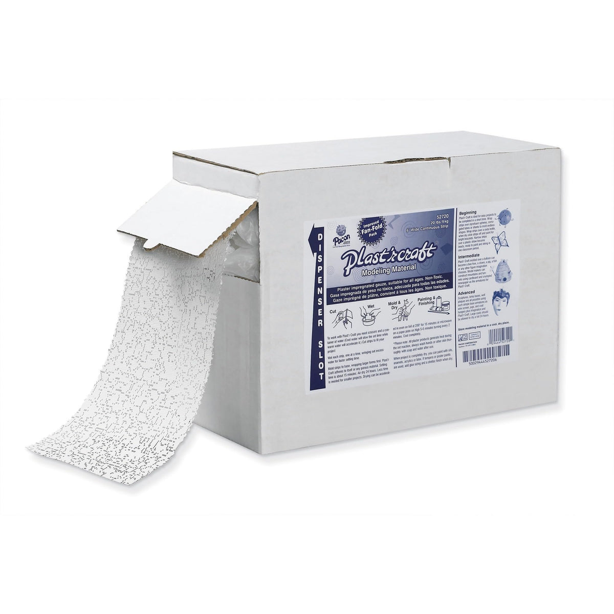 Paper,Plaster Craft,20#WE by Pacon – 20 lb Pkg, White, Model PAC52720