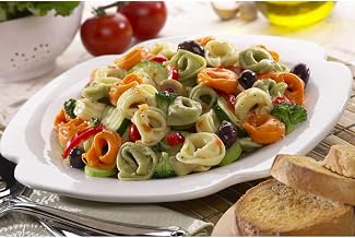 Rosina Food Tri Color Cheese Tortellini Pasta, 10 Pound -- 1 each.
