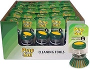 Pine-Sol Soap Dispensing Scrub Brush | Soft Bristles, Safe with Non-Stick Cookware | Kitchen Scrubber for Dishes, Pots and Pans