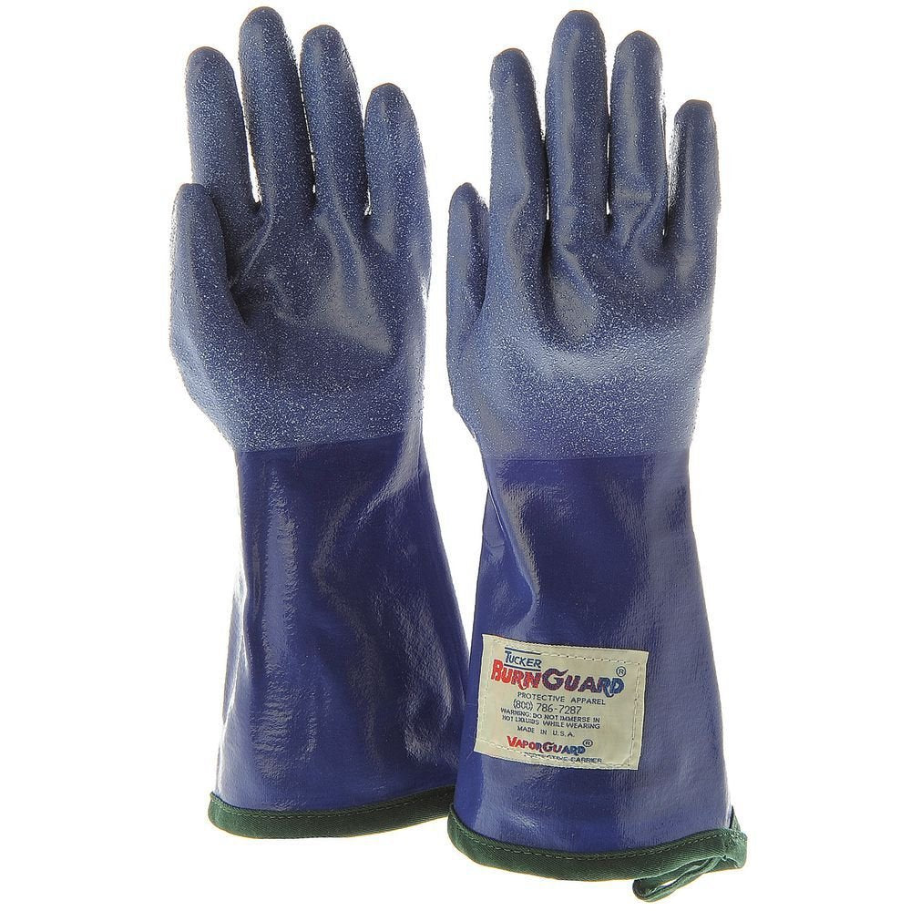 Blue Large 20" SteamGlove - Pair by Tucker Safety – Large, Silicone, Blue, Pack of 2, Model 92204