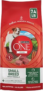 Purina ONE Plus Small Breed Lamb and Rice Formula Dry Dog Food - 7.4 lb. Bag