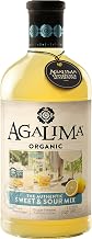 AGALIMA Organic Authenic Sweet & Sour Drink Mix, All Natural, 1 Liter (33.8 Fl Oz) Glass Bottle, Individually Boxed