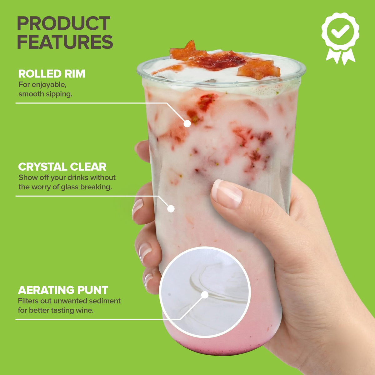 Stock Your Home 22oz / 100 / Clear Cups