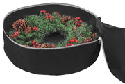 Primode Heavy Duty Wreath Storage Bag, 24 Inch, Black