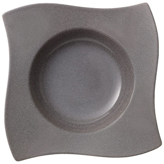 Pasta Plate Set by Villeroy & Boch – Large, Porcelain, Gray, Pack of 4, Model 10-4198-2698