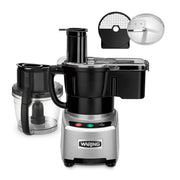 Waring 4Q Food Processor | Dicing Kit & Feed Chute / 4 Quart / Clear Commercial Mixers