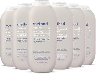 Method Body Wash, Simply Nourish, 18 fl oz, 6 pack