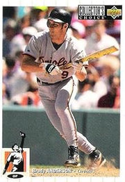 Baseball MLB 1994 Collector's Choice #405 Brady Anderson #405 NM Orioles